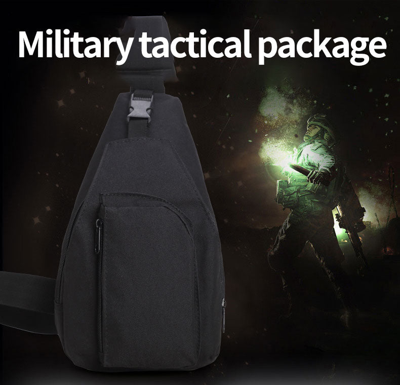 Crossbody Chest Bag Nylon Tactical Small Chest Sling Bag For Men