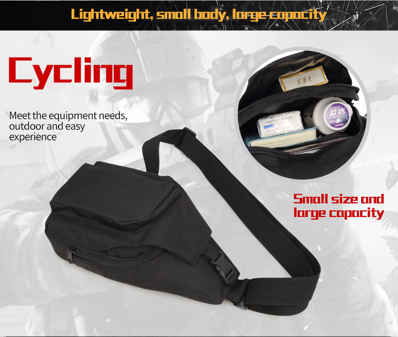 Crossbody Chest Bag Nylon Tactical Small Chest Sling Bag For Men