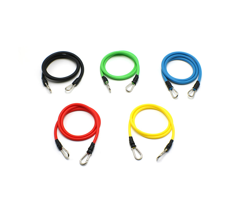 11-piece rubber latex tube pull rope elastic rope zinc hook elastic resistance bands