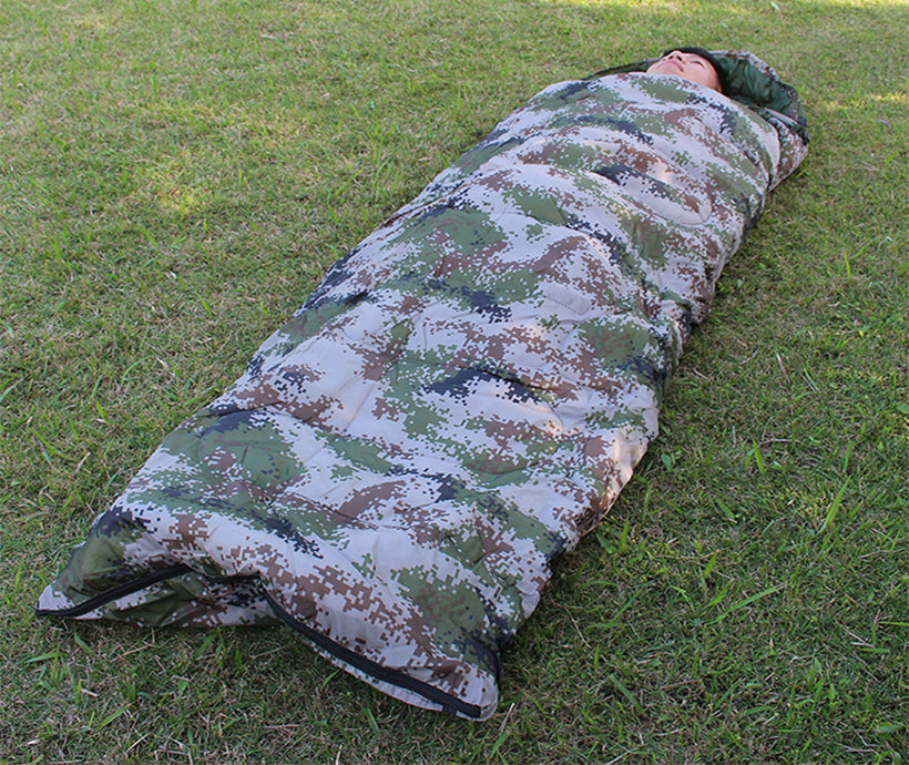 Envelope Form Lightweight Waterproof Camouflage Sleeping Bag