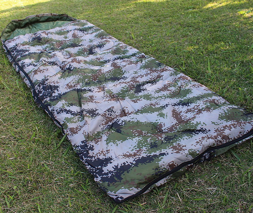 Envelope Form Lightweight Waterproof Camouflage Sleeping Bag