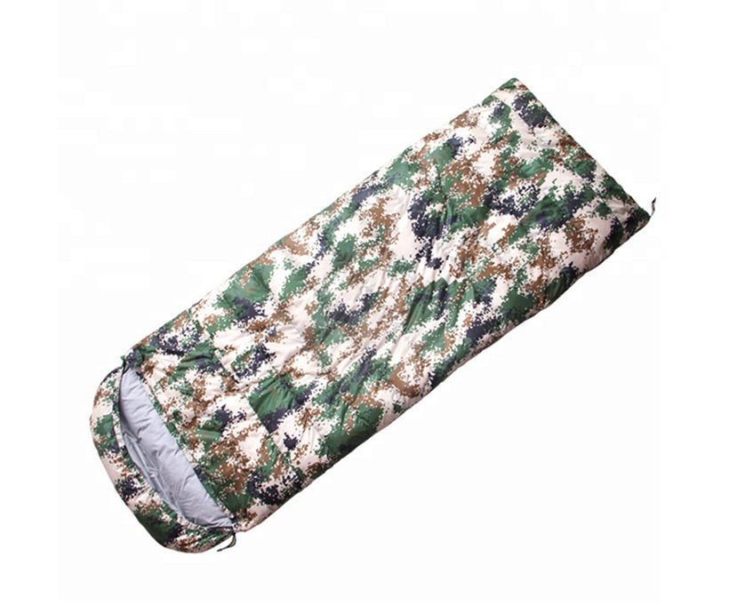 Camouflage single sleeping bag Outdoor Portable Double Adventure Camping Hiking Sleeping Bag