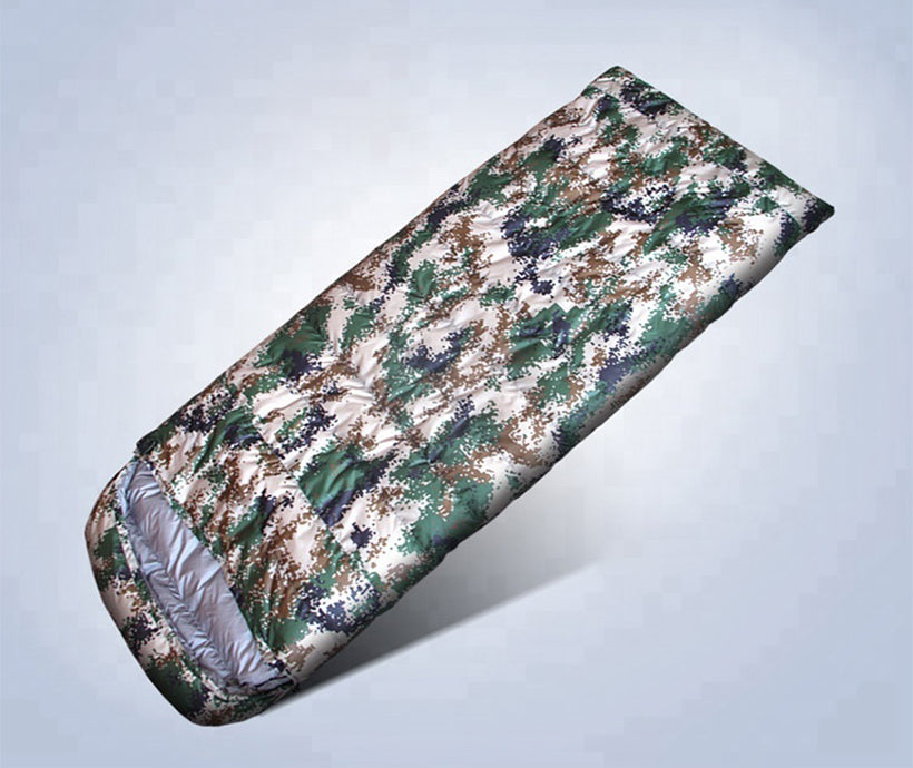 Camouflage single sleeping bag Outdoor Portable Double Adventure Camping Hiking Sleeping Bag