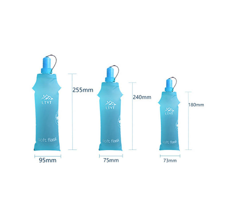 20%OFF sports folding drink wear outdoor foldable water pouch water bottle