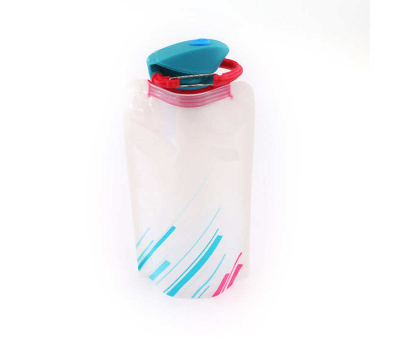 Manufacture Drinking Foldable Spout Bag Plastic Drinking Water Pouch with Custom Colors