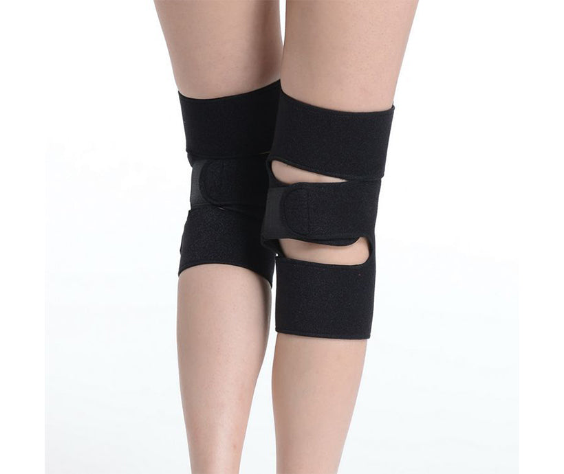 New Warm Sport Black Neoprene Leg Guard Knee Brace Support