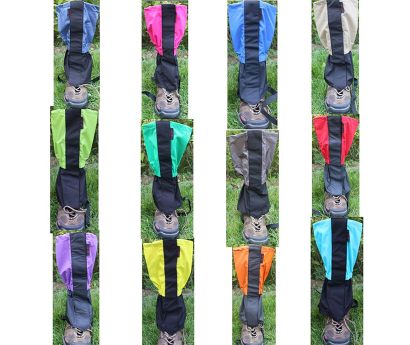 Rubber Waterproof Fabric Sleeve Shin Guards Safety Protective Custom Climbing Snowing