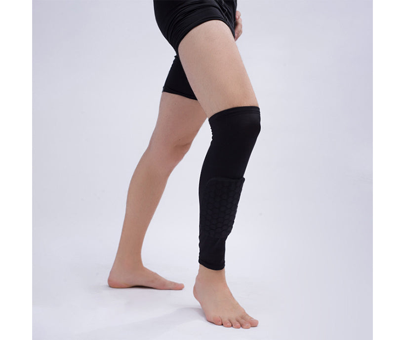 Custom Warm Knee Sleeve Brace Black Cotton Knee Warm Support Soft Leg Guard
