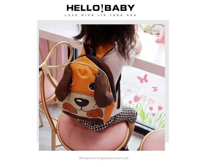 2019 New Trendy Cartoon Lovely Student Backpack With Animal Pattern Kid's School Bag