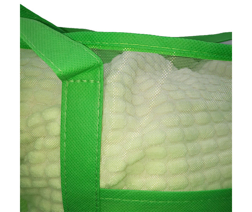 Non woven Beach Mesh Grocery Tote Bag with Pouch