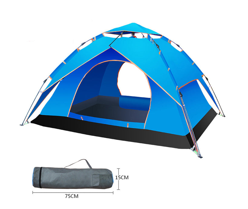 3-4 people automatic tent outdoor camping large family camping tent