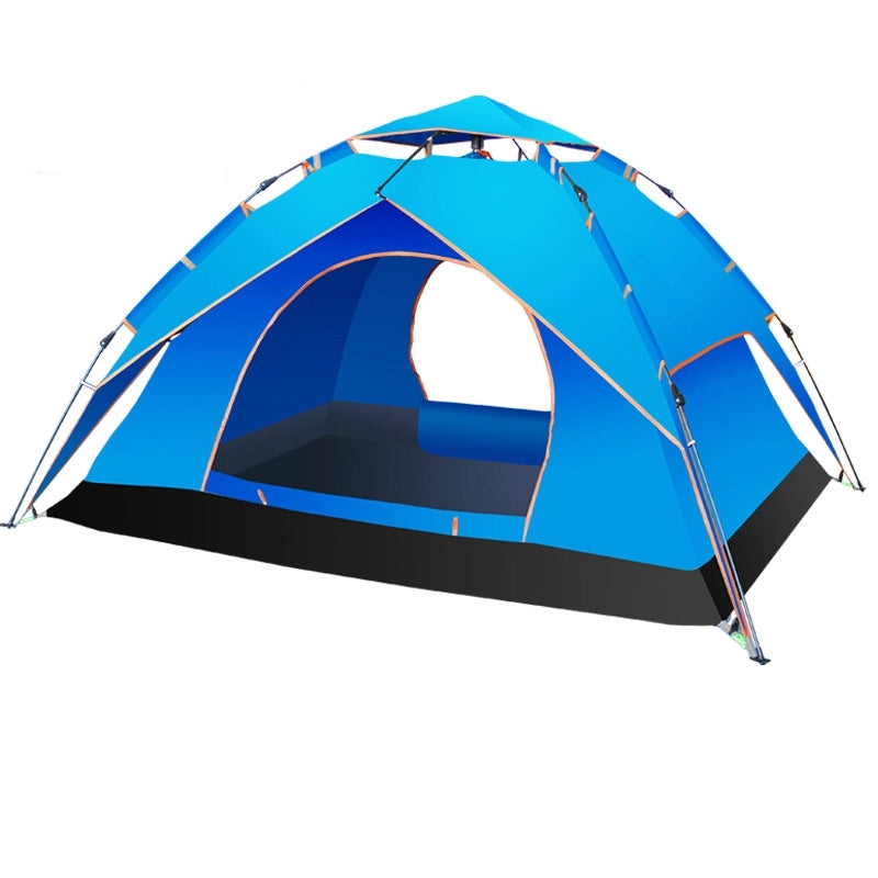 3-4 people automatic tent outdoor camping large family camping tent