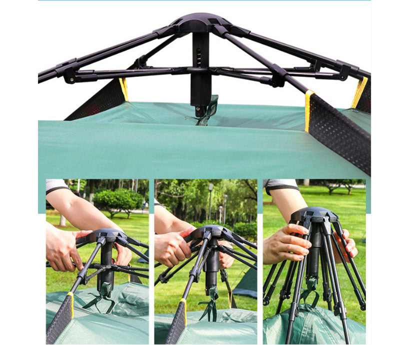Hot Quality Fashion 5-6 Person Automatic Pop Up Outdoor Sun Shelter Beach Tent