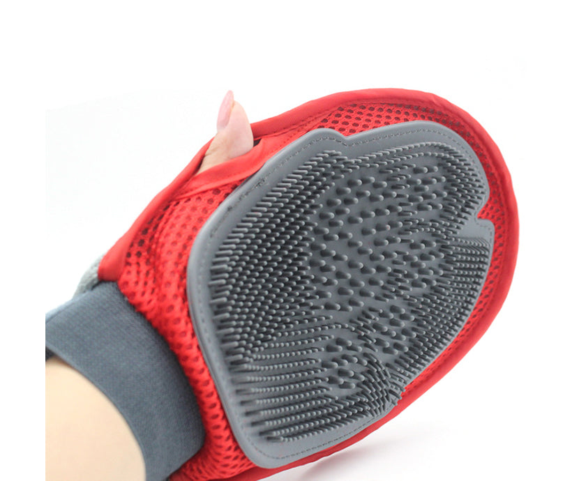 High Quality New Design Pet Grooming Glove Custom Logo Accept