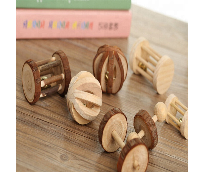 Fun and Healthy hamster Bird Dog Toy Wooden Pet Toy Grinding Supplies