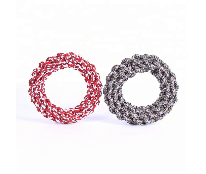 Cotton Ring Pet Toys Chew Toy Grind Teeth