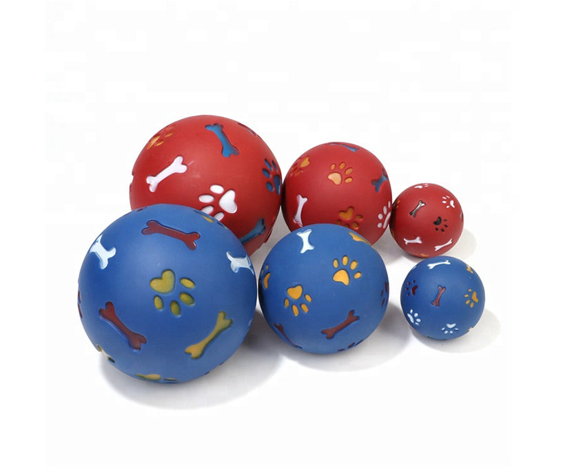 Big Size Eco-friendly Pet Ball 14 CM Soft Dog Chew Toy Bone Toy