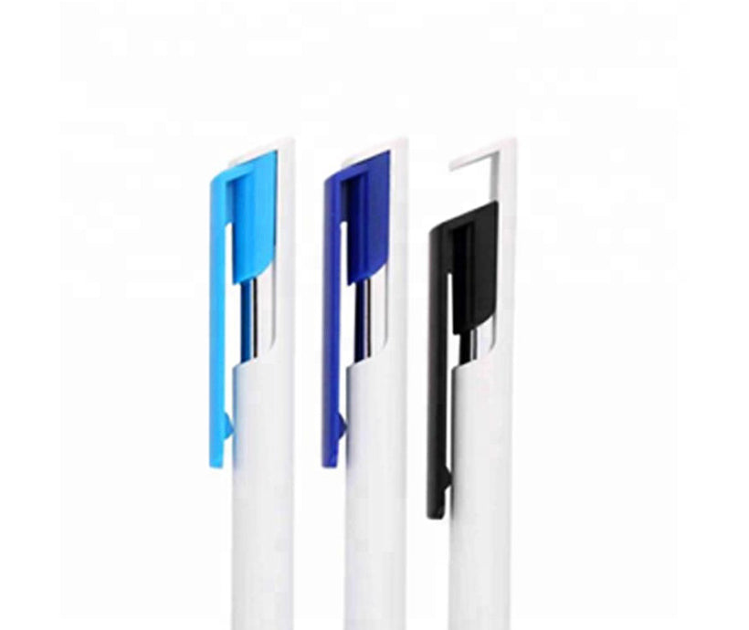 Multi Color Custom Logo Printed Phone Holder Ball Pen Refill Ballpoint Pen