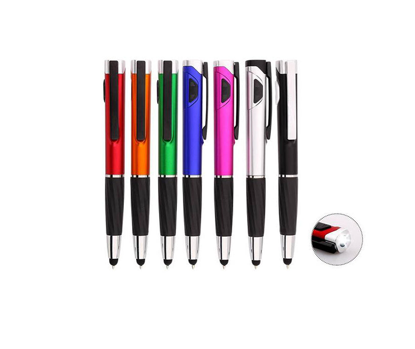 Customized Stylus Luxury Ballpoint Expensive Led Light Ballpoint Pens