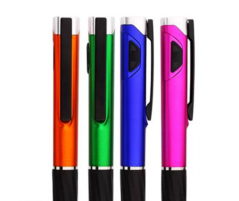 Customized Stylus Luxury Ballpoint Expensive Led Light Ballpoint Pens