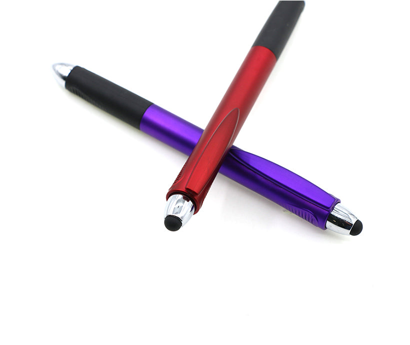 New Design Promotional Custom Logo Ballpoint Pen Touch Pen Plastic Ball Pen