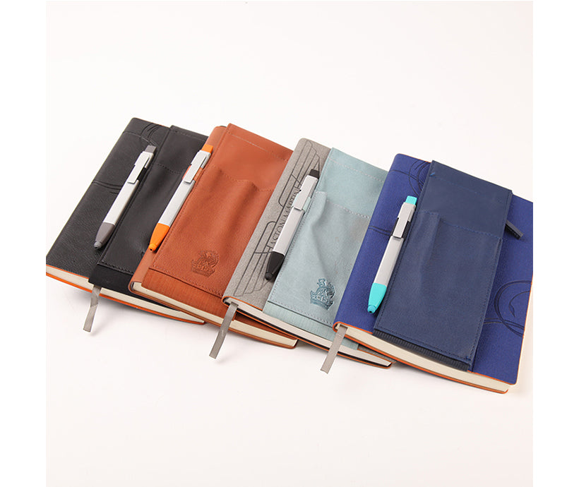 Classic Fashion PU Cover Pocket Notebook Diary Notebook School Office Notebook