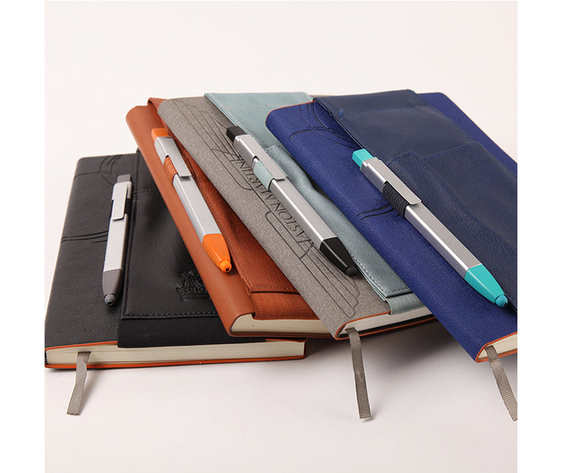 Classic Fashion PU Cover Pocket Notebook Diary Notebook School Office Notebook