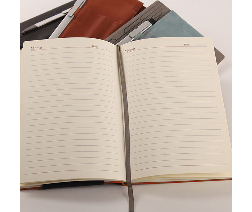 Classic Fashion PU Cover Pocket Notebook Diary Notebook School Office Notebook