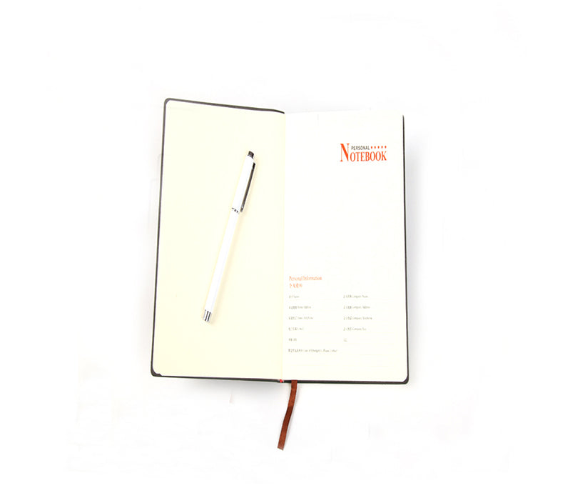 2019 Hot A5 PU Custom Soft Cover Leather Diary Notebook Logo Notebook