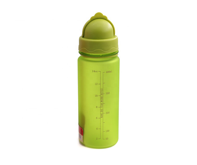 Custom bpa free plastic kids drinking water bottle tumbler with straw portable travel bottle