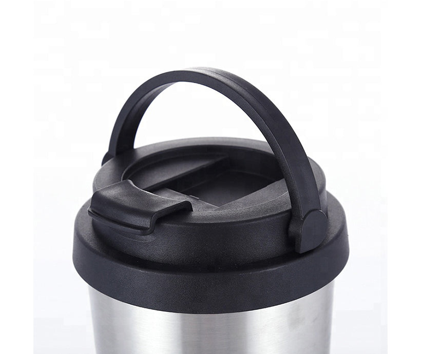 New Custom Logo Portable 500 ml Car Coffee Cup Water Mugs Stainless Steel Bottles