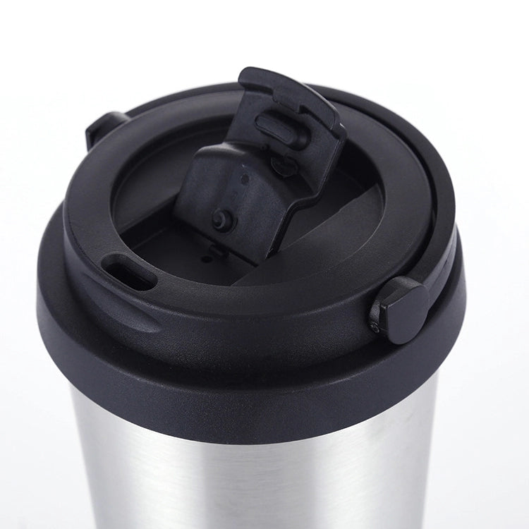 New Custom Logo Portable 500 ml Car Coffee Cup Water Mugs Stainless Steel Bottles