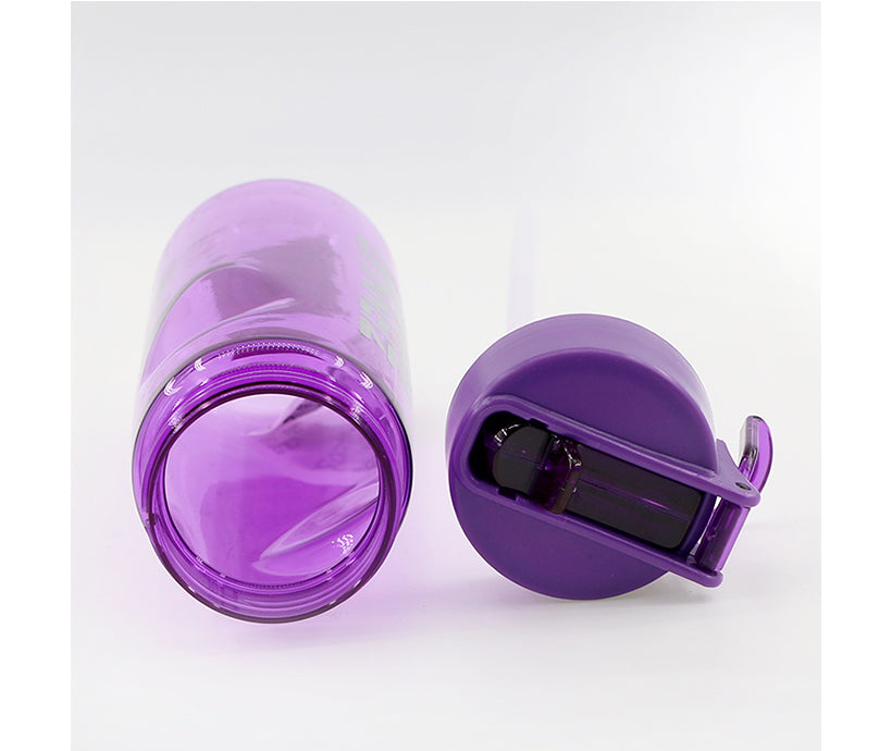 Promotion gift plastic tumbler with straw