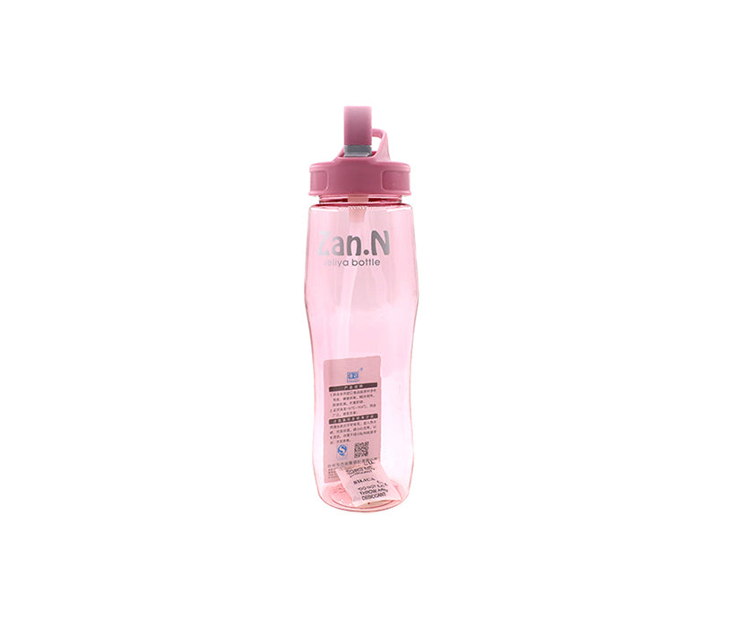 BPA free custom sports plastic water bottle with straw lid