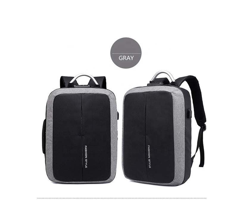 Wholesale new business trip fashion backpack water resistant backpack multi-function anti-theft with usb charging bag
