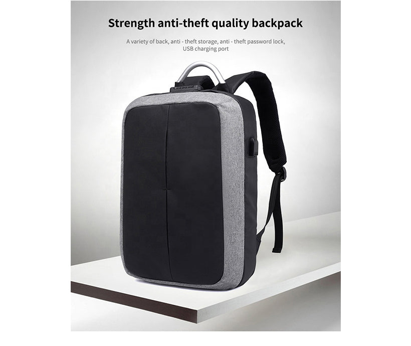 Wholesale new business trip fashion backpack water resistant backpack multi-function anti-theft with usb charging bag