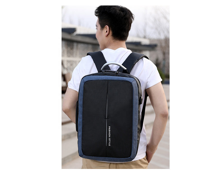 Wholesale new business trip fashion backpack water resistant backpack multi-function anti-theft with usb charging bag