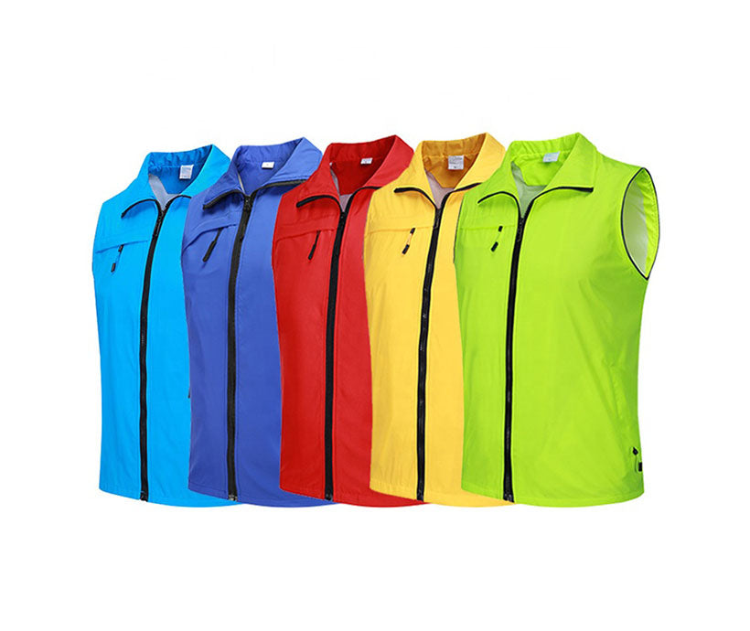 Promotion Cheap Polyester Advertising Work Waistcoat Vest