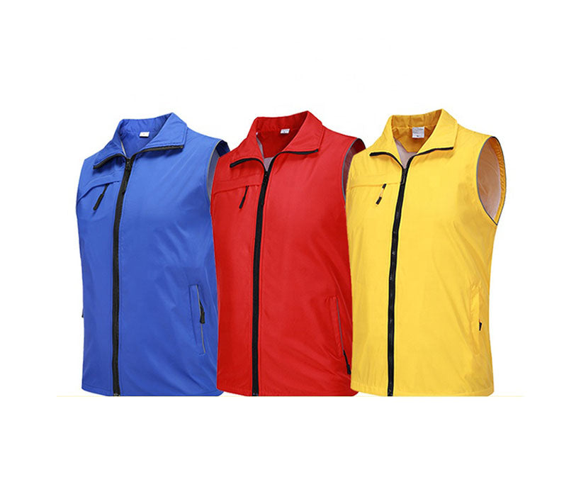Promotion Cheap Polyester Advertising Work Waistcoat Vest