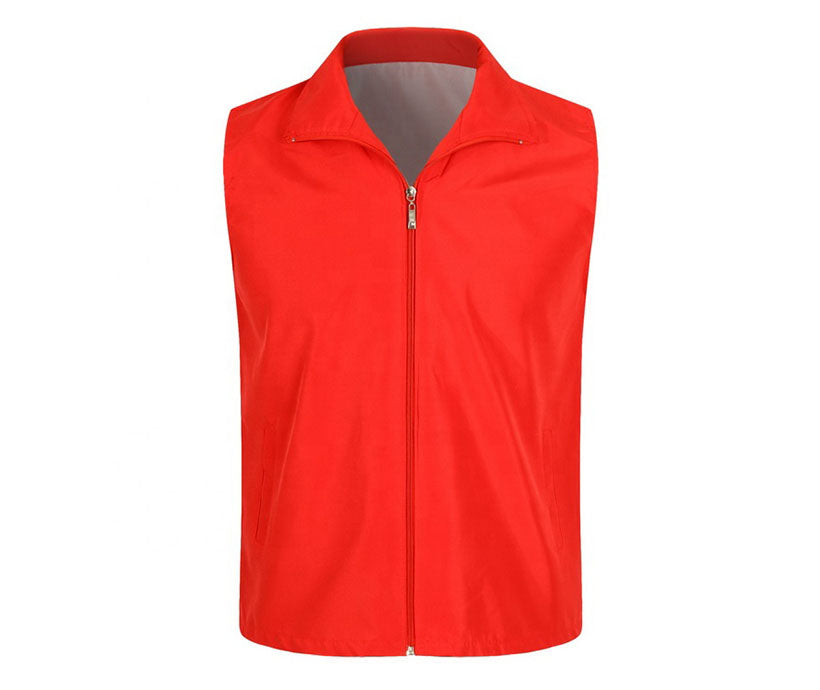 Men's Multi Color Waistcoat Advertising Supermarket work Vest