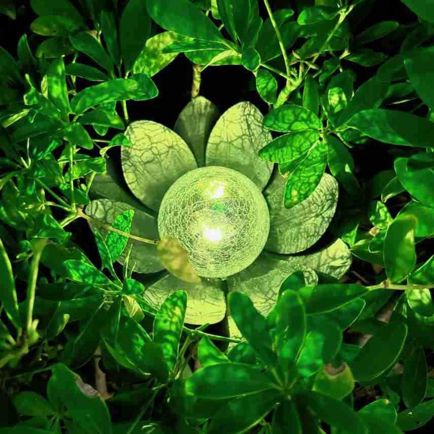 Spot Outdoor Solar Lawn Light LED Lotus Lights Ground Plug Light for Courtyard Decorations
