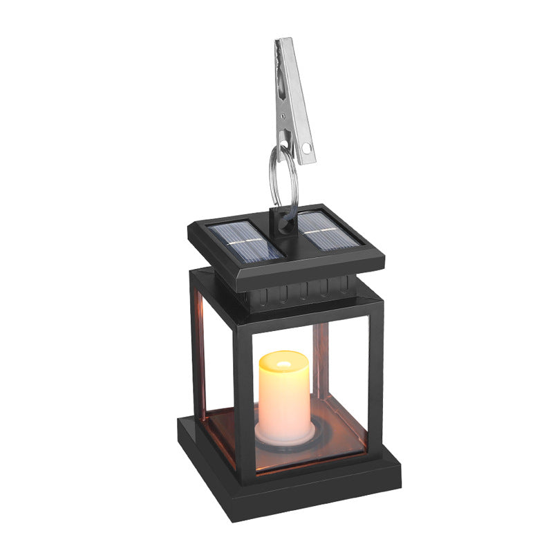 Wholesale Outdoor Solar Cracked Glass Wall Lamp Outdoor Waterproof Courtyard Hanging Light Atmosphere Lights
