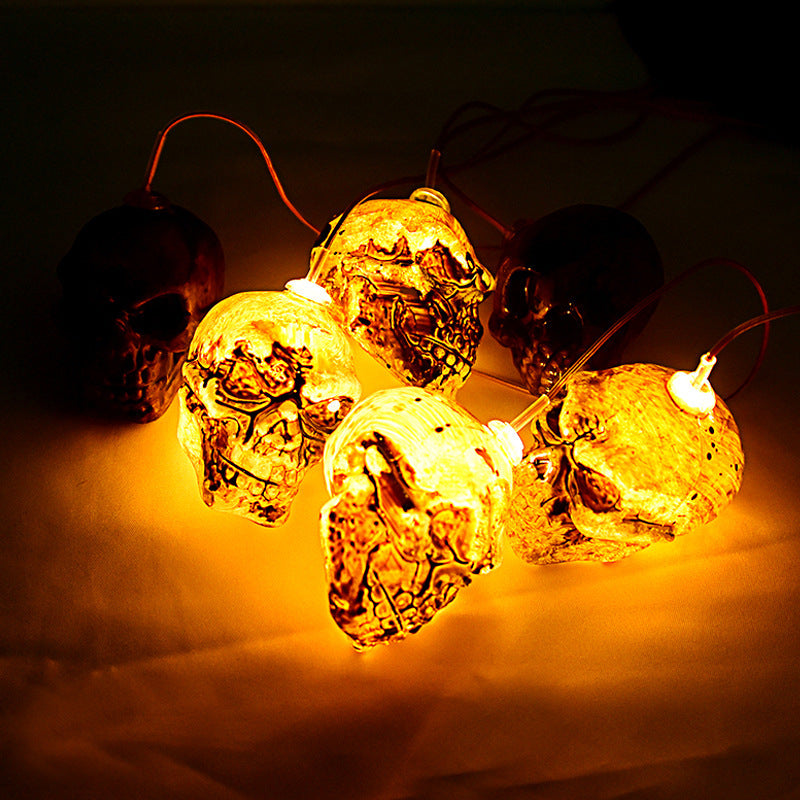Outdoor Waterproof LED Solar Wind Chime Light Wind Turning Lamp Hanging Lights for Halloween Ornament