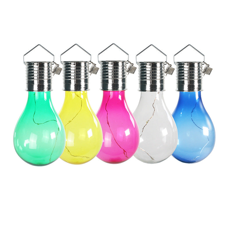 Colorful Hanging Lamp Decorative Bulbs Outdoor Solar Light Small Hanging Lamps