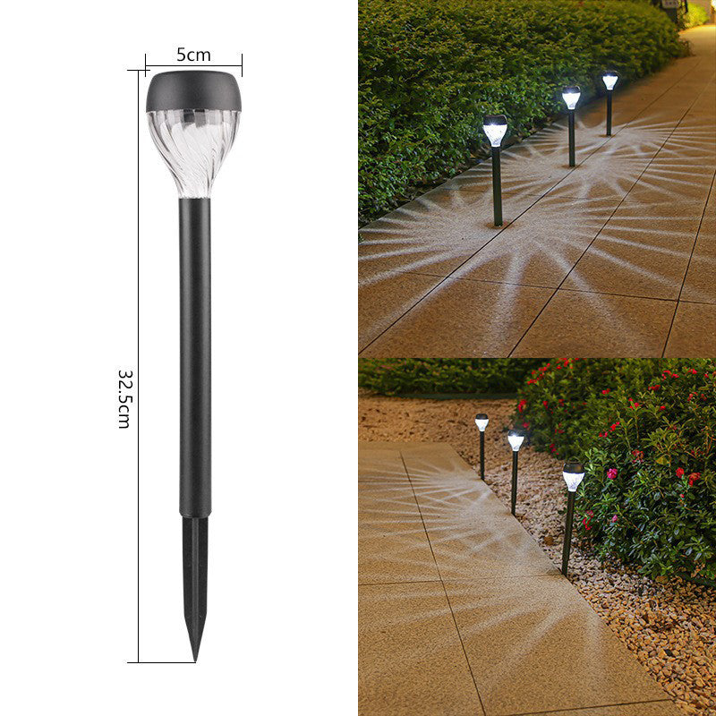 Hot Sale Solar Powered LED Floor Lamp for Home Courtyard Garden and Theme Park Lawn Water-proof Landscape Lighting