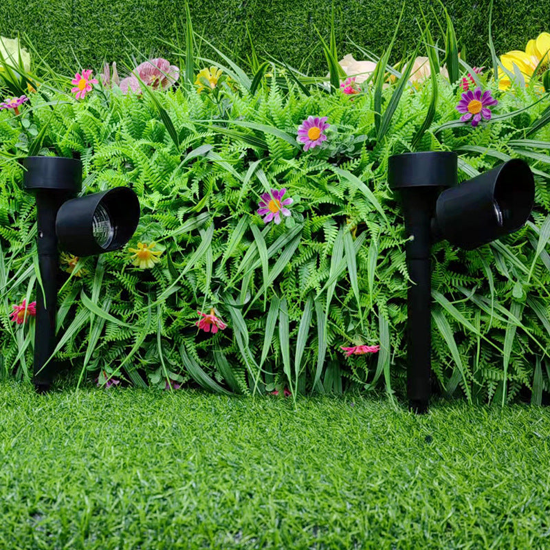 Outdoor Solar Lawn Spotlights Garden Waterproof Lighting Decorative Floor Plug in Light