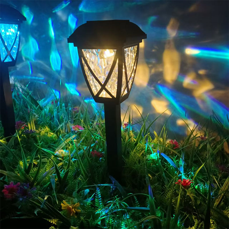 New Design Home Courtyard LED Floor Lamp Solar Powered Landscape Light for Garden and Theme Park Lawn Modeling