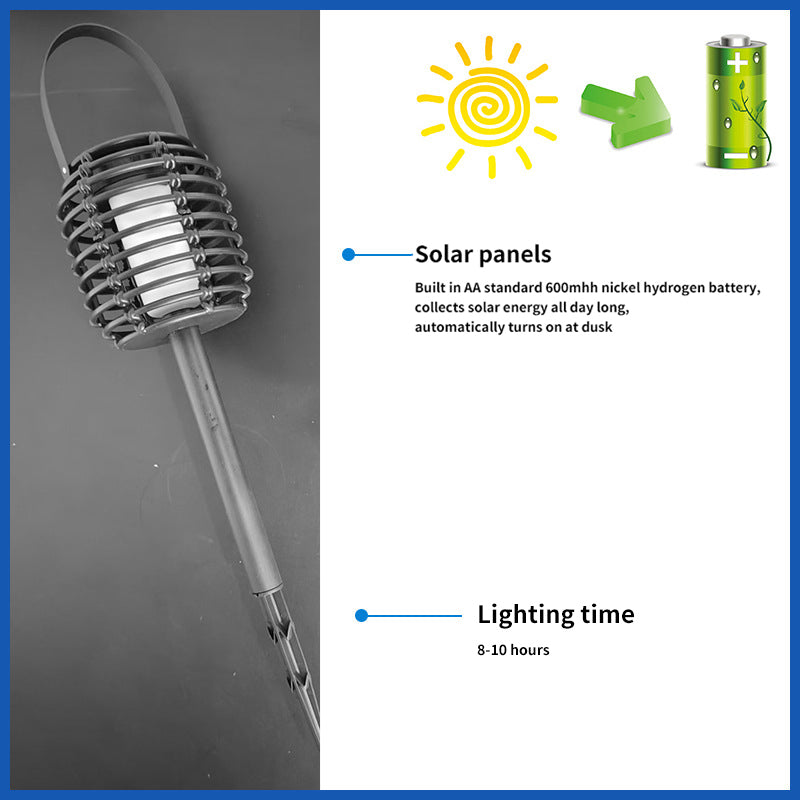 Wholesale Solar Lawn Light Outdoor Handheld Creative Solar Plug in Vine Light for Garden