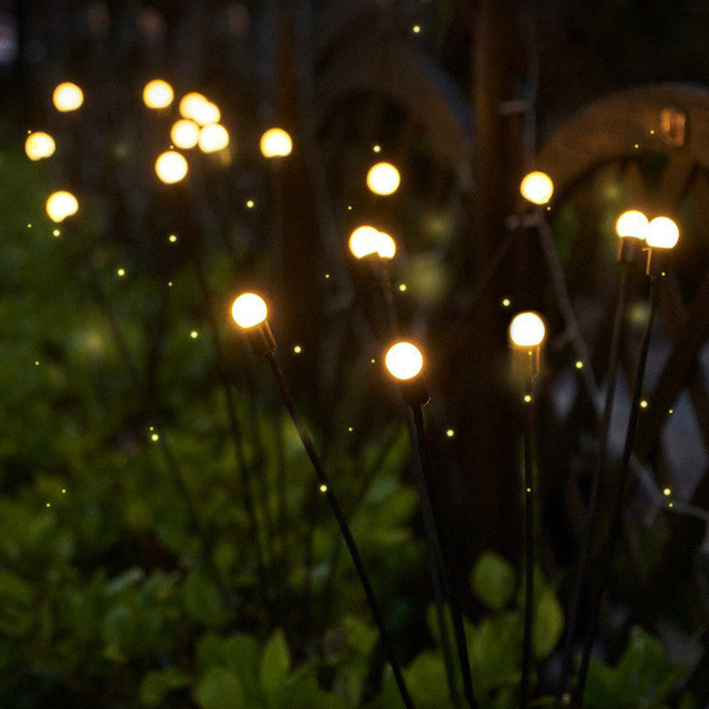 New Design Firefly Lamp for Home Courtyard Solar Light Floor Lamp Lawn Landscape LED Light Garden Decorative Lights