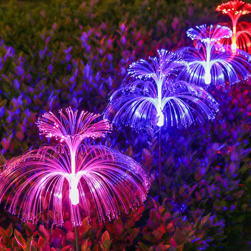 High Quality Outdoor Waterproof Lawn Light Double Layer Jellyfish Led Lights Landscape Plug in Light
